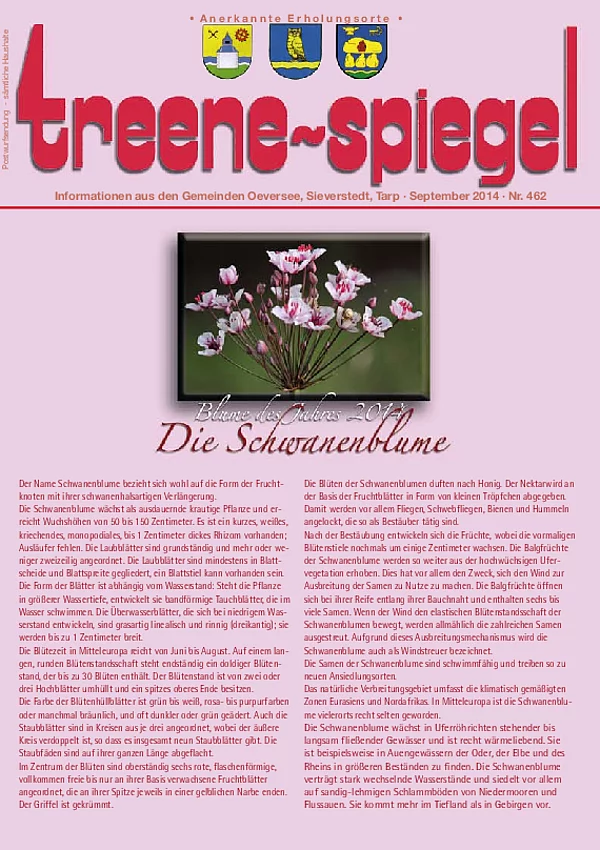 Treenespiegel September 2014