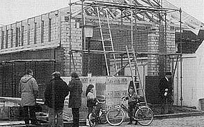 Richtfest des Feuerwehrgerätehauses in Süderschmedeby am 19.10.1984