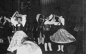Jubiläum "10 Jahre Gemeinde Sieverstedt" im Juni 1981: Folkloreabend mit der Tiroler Volkstanzgruppe